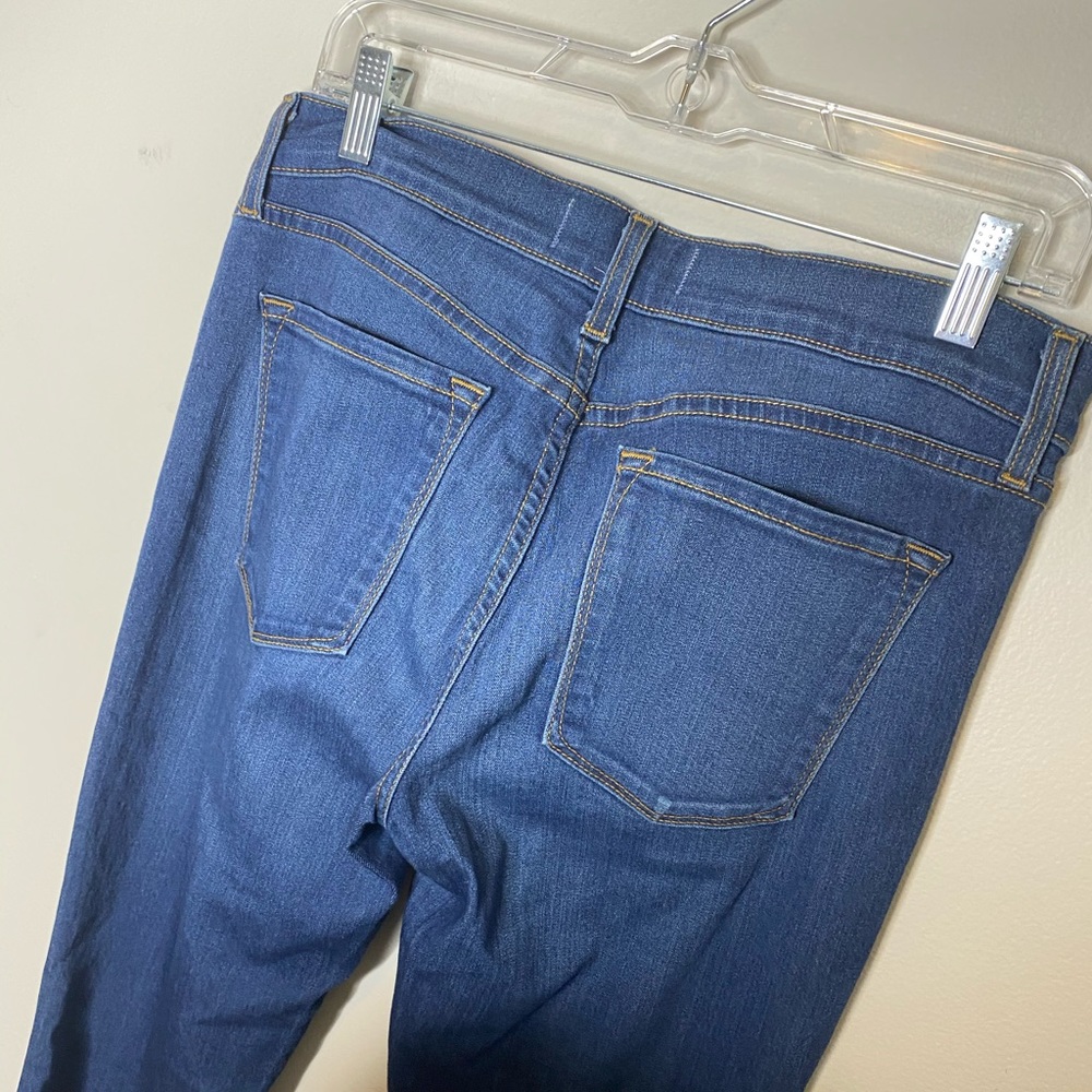 Free People Super Flare Boho Chic Raw Hem Jeans 30 - Picture 6 of 10